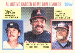 1984 Topps      712     Reggie Jackson/Graig Nettles/Greg Luzinski LL